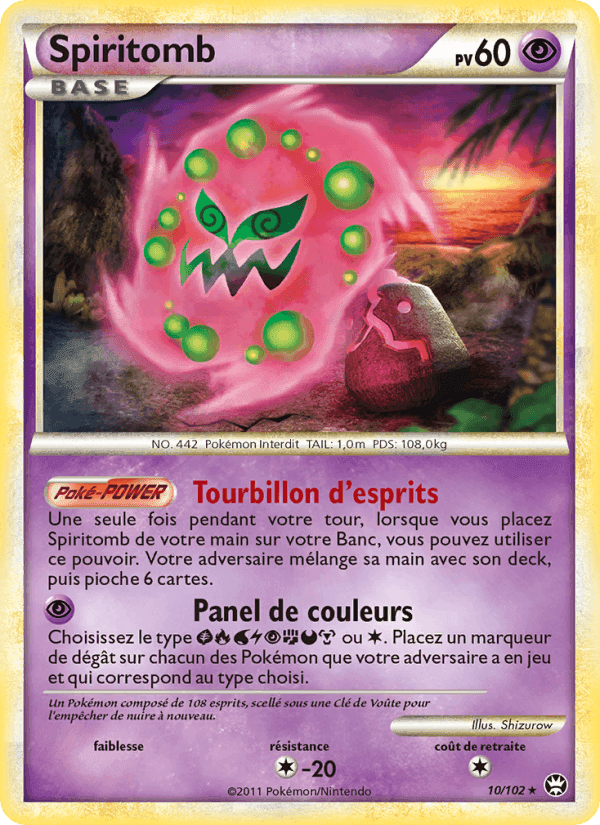Spiritomb, carta 10 de Triomphant
