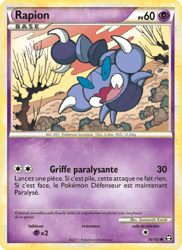 Rapion, card 76 from Triomphant