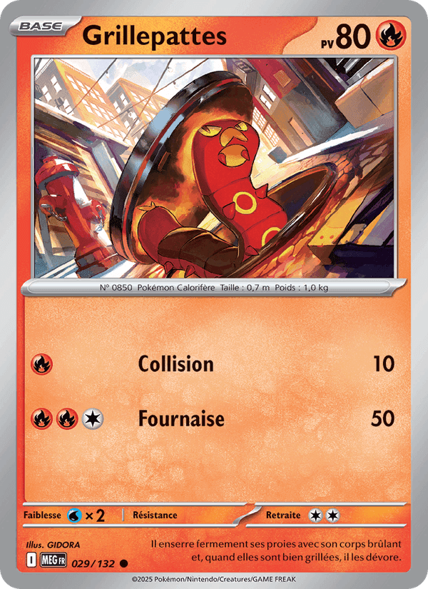 Grillepattes, card 029 from Méga-Évolution