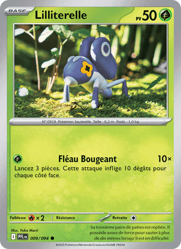 Lilliterelle, carte 009 de Flammes Fantasmagoriques