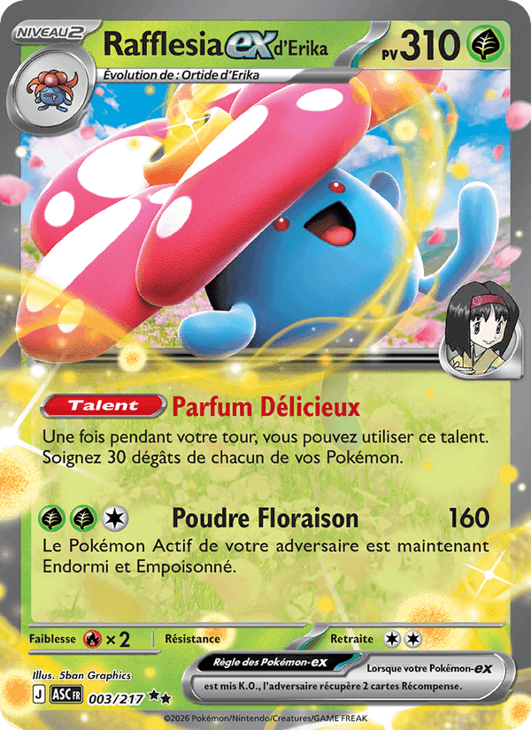 Rafflesia-ex d'Erika, carta 003 de Héros Transcendants