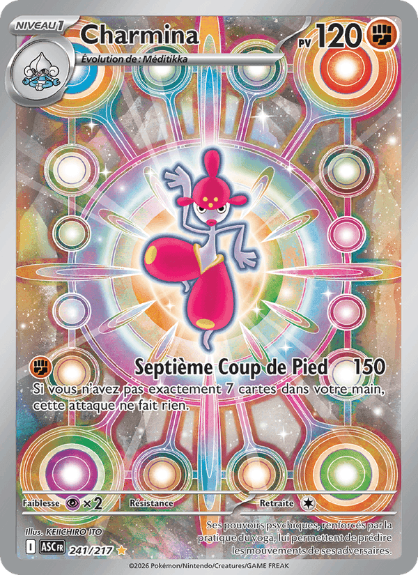 Charmina, carte 241 de Héros Transcendants