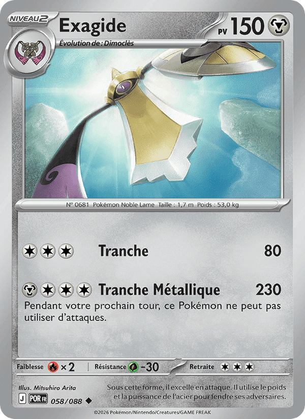 Exagide, carte 058 de Équilibre Parfait