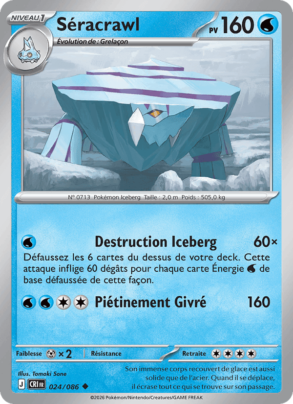 Séracrawl, carte 024 de Chaos Ascendant