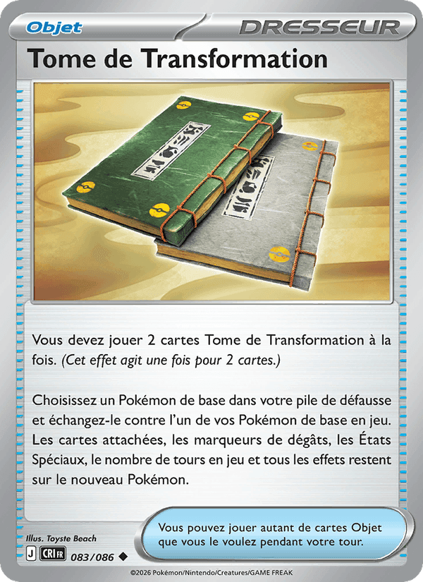 Tome de Transformation, card 083 from Chaos Ascendant