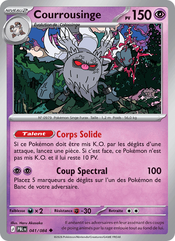Courrousinge, card 041 from Nuit Noire