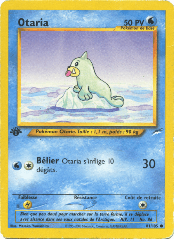 Otaria, carte 81 de Neo Destiny