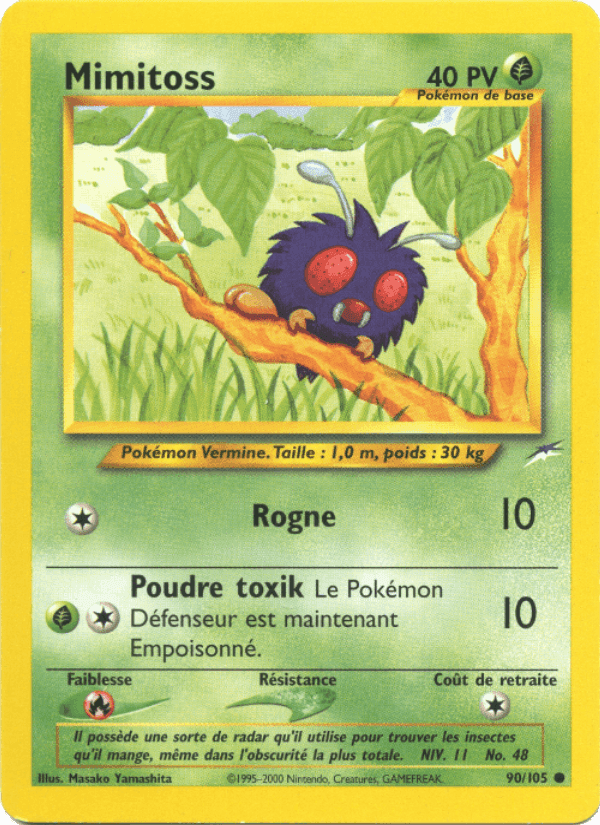 Mimitoss, carte 90 de Neo Destiny
