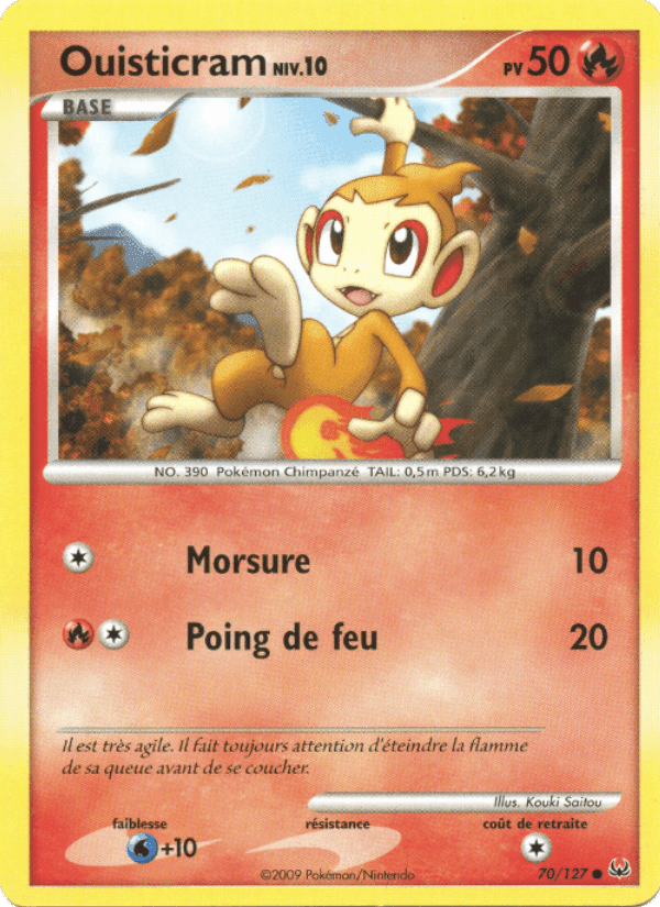 Ouisticram, carte 70 de Platine