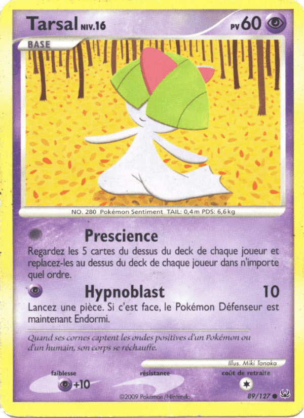 Tarsal, carte 89 de Platine