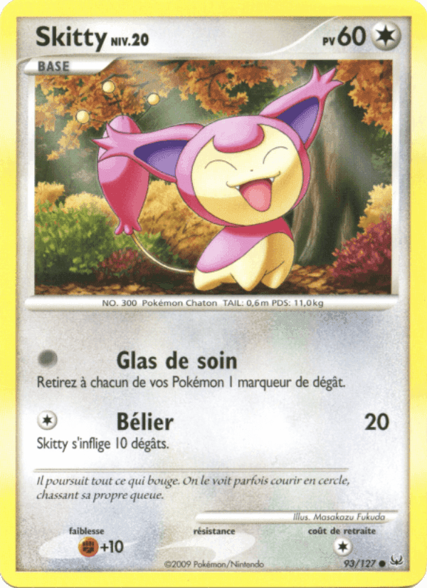 Skitty, carta 93 di Platine