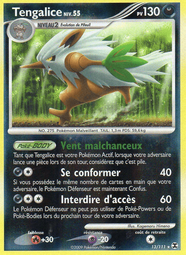 Tengalice Niv. 55, carta 13 de Rivaux Émergeants