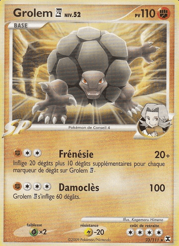Grolem 4 Niv. 52, carta 23 de Rivaux Émergeants
