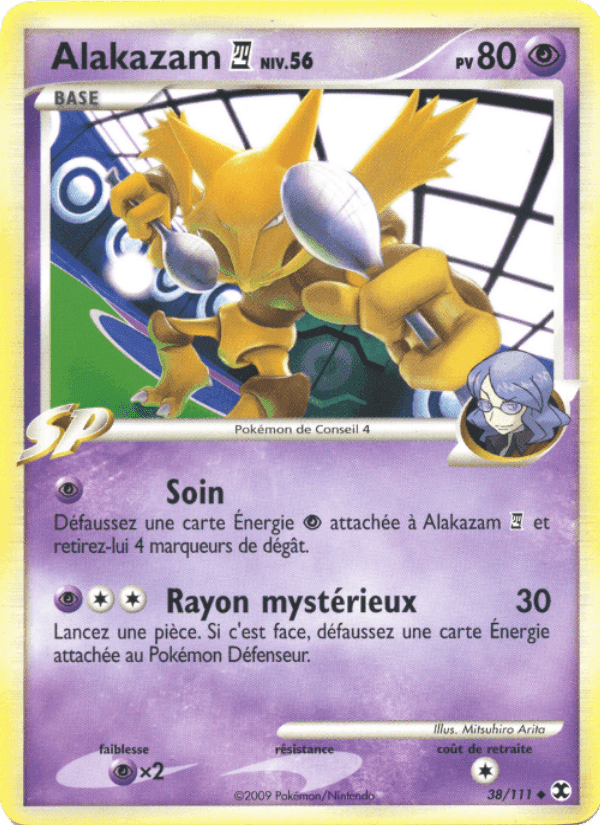 Alakazam 4 Niv. 56, carte 38 de Rivaux Émergeants
