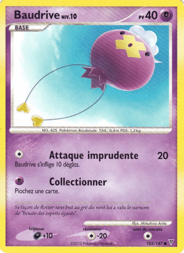 Baudrive, carte 103 de Vainqueurs Suprêmes