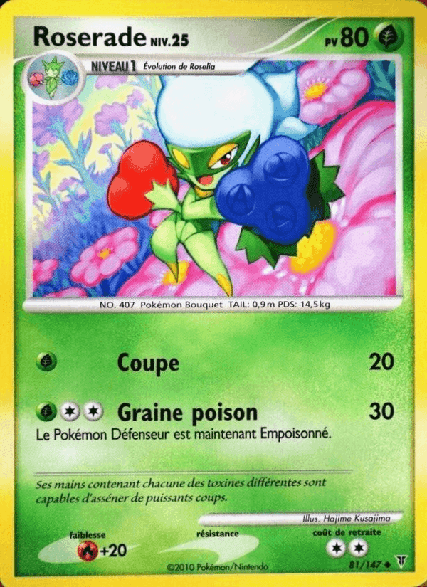 Roserade, carte 81 de Vainqueurs Suprêmes