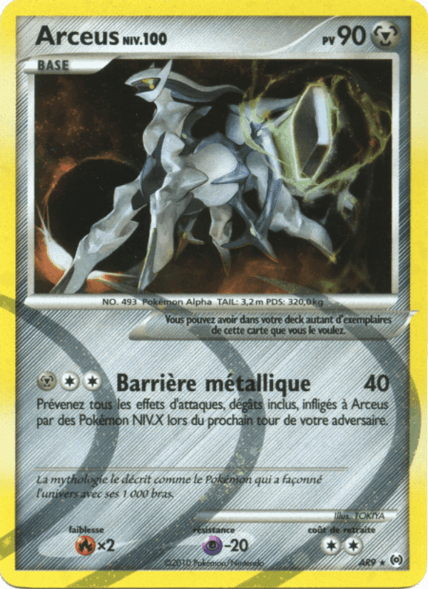 Arceus, carte AR9 de Arceus