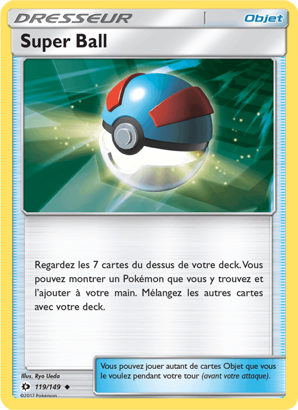 Super Ball, carte 119 de Soleil et Lune