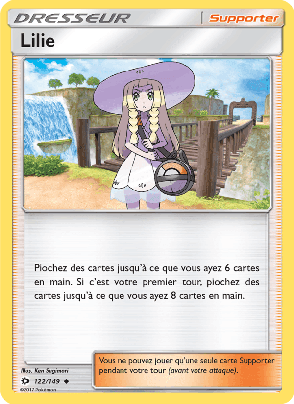 Lilie, carte 122 de Soleil et Lune