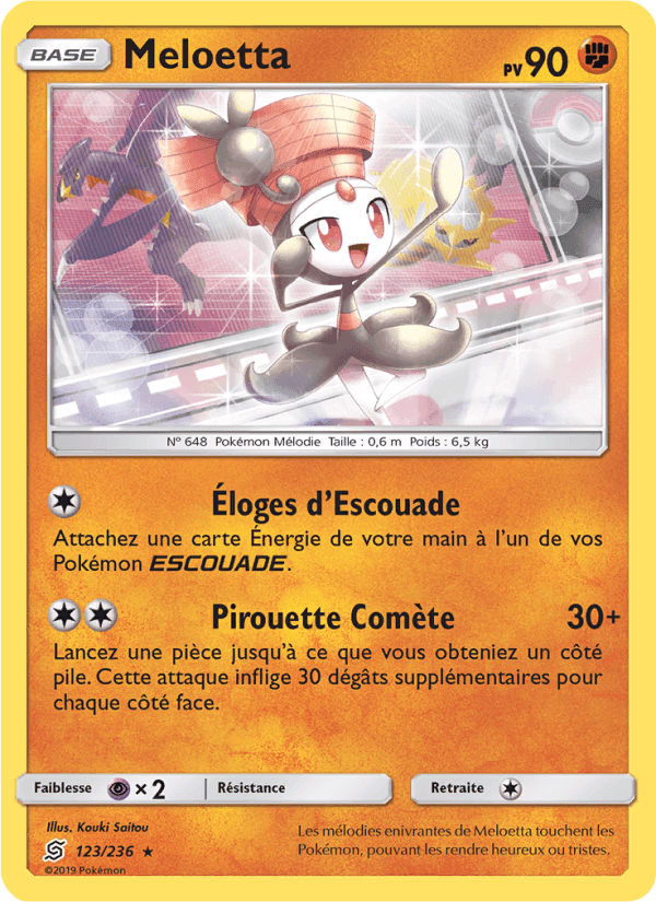 Meloetta, carte 123 de Harmonie des Esprits