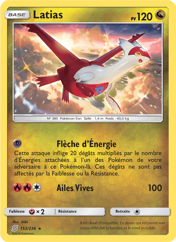 Latias, carta 153 di Harmonie des Esprits