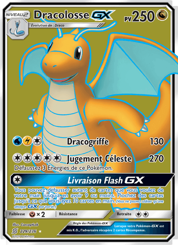 Dracolosse GX, carte 229 de Harmonie des Esprits
