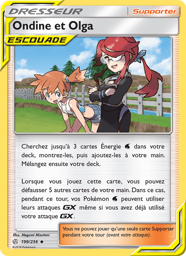 Ondine et Olga, card 199 from Éclipse Cosmique