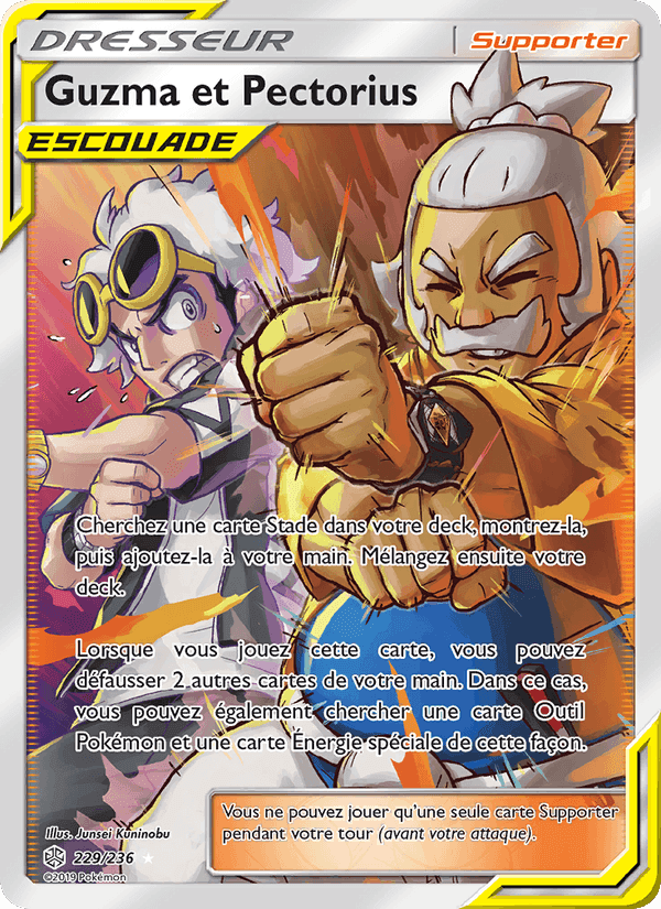 Guzma et Pectorius, card 229 from Éclipse Cosmique