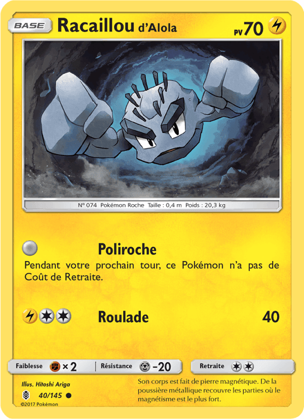 Racaillou d’Alola, carta 40 di Gardiens Ascendants