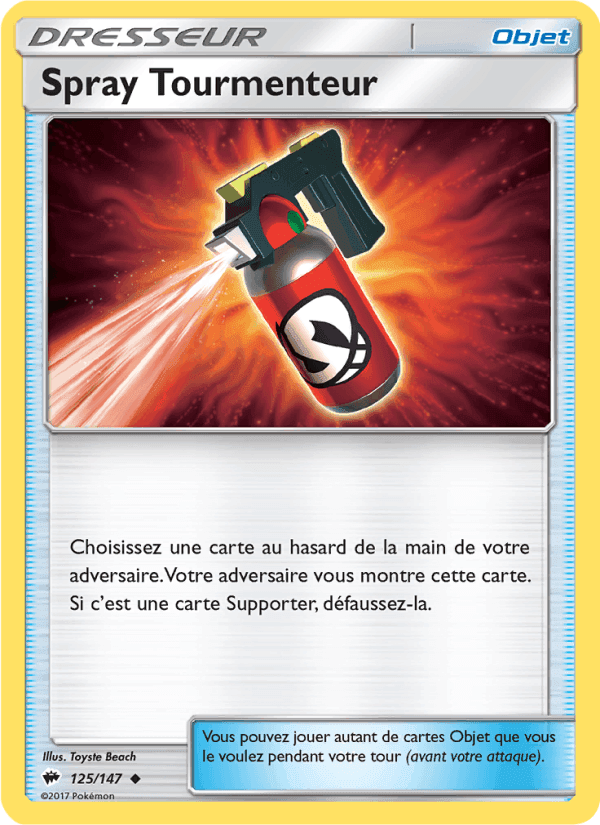 Spray Tourmenteur, card 125 from Ombres Ardentes