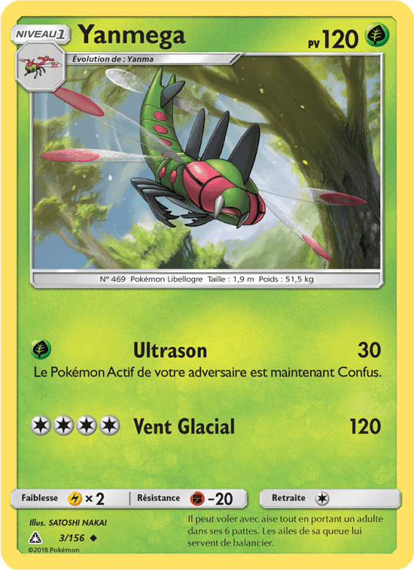 Yanmega, carte 3 de Ultra-Prisme