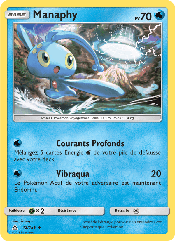 Manaphy, carte 42 de Ultra-Prisme
