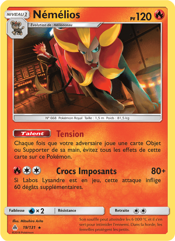 Némélios, carta 19 di Lumière Interdite