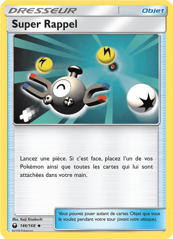 Super Rappel, card 146 from Tempête Céleste