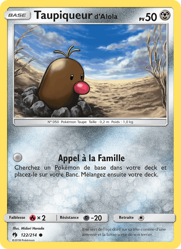 Taupiqueur d’Alola, card 122 from Tonnerre Perdu