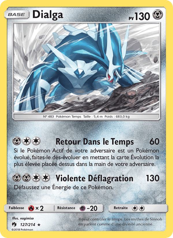 Dialga, card 127 from Tonnerre Perdu