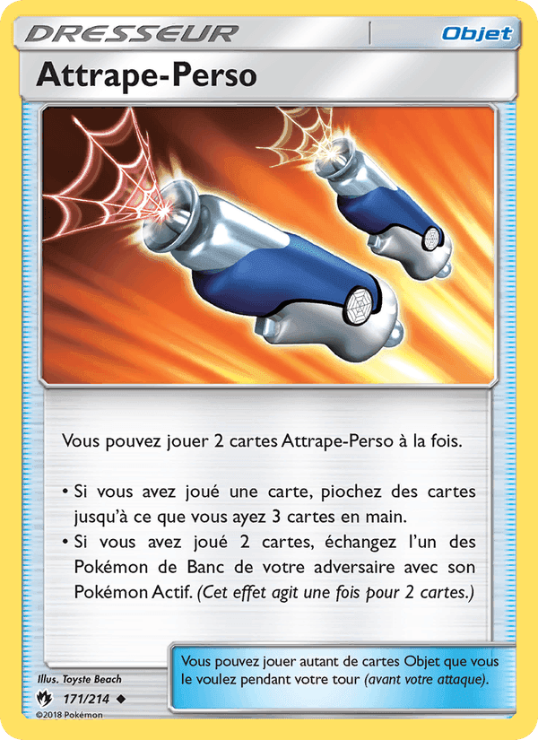 Attrape-Perso, card 171 from Tonnerre Perdu