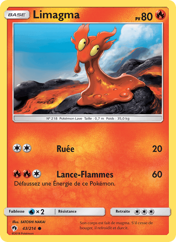 Limagma, carte 43 de Tonnerre Perdu