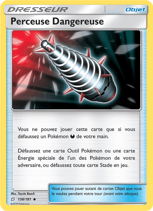 Perceuse Dangereuse, carte 138 de Duo de Choc