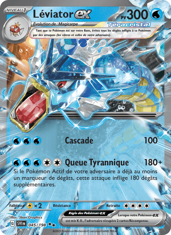 Léviator-ex, carte 045 de Écarlate et Violet