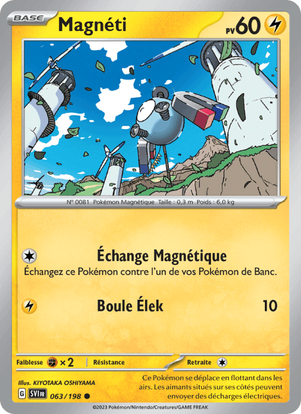 Magnéti, carte 063 de Écarlate et Violet