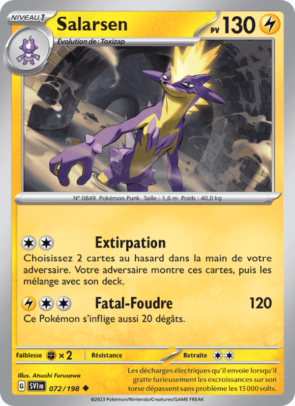 Salarsen, card 072 from Écarlate et Violet