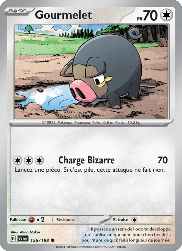 Gourmelet, card 156 from Écarlate et Violet