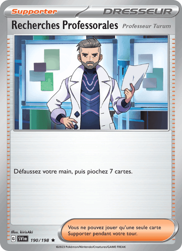 Recherches Professorales, card 190 from Écarlate et Violet
