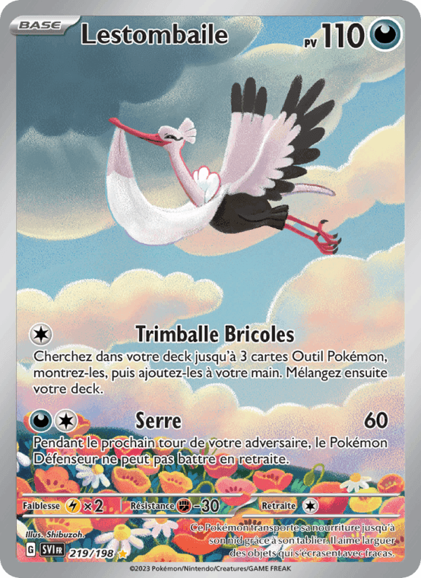 Lestombaile, carta 219 de Écarlate et Violet