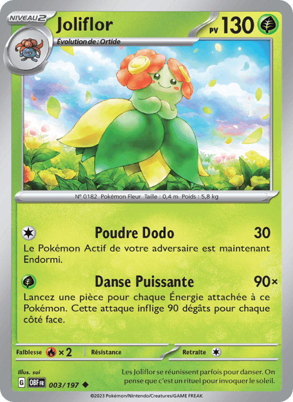 Joliflor, carta 003 di Flammes Obsidiennes