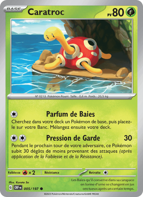 Caratroc, carte 005 de Flammes Obsidiennes