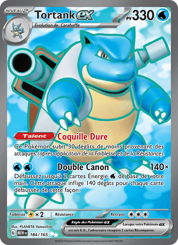 Tortank-ex, carte 184 de 151