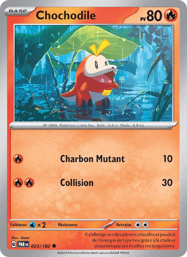 Chochodile, carte 023 de Faille Paradoxe