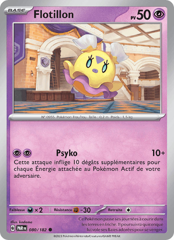 Flotillon, carte 080 de Faille Paradoxe